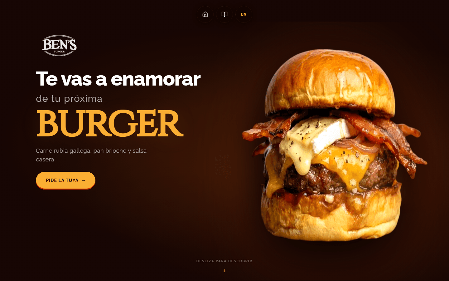 Ben's Burger — Presencia Digital