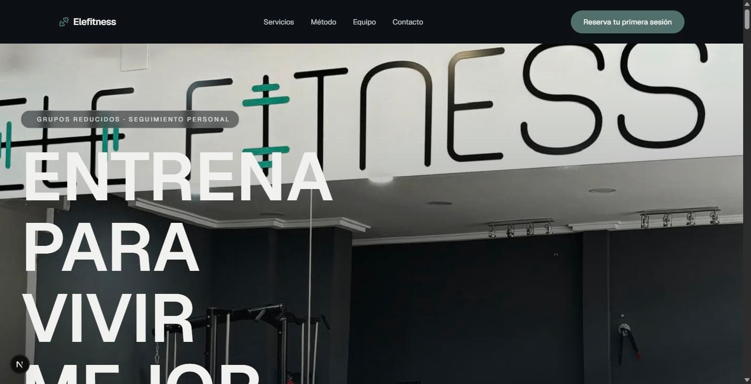 Elefitness — web pública