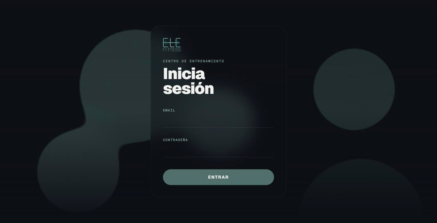 Acceso a la app de gestión